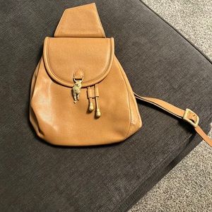 Barry Kieselstein-Cord Genuine Leather Backpack Style Shoulder Bag.